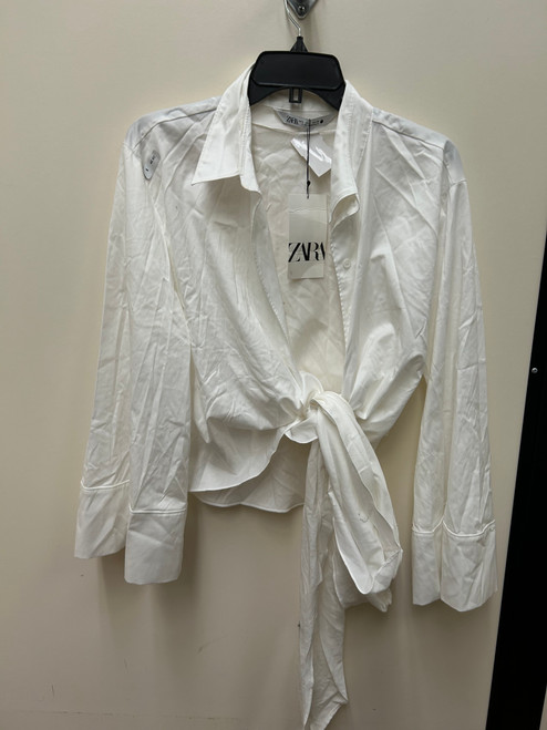 Vist Large View of Product Image Which is Used Zara Long Sleeve Top L-12/14