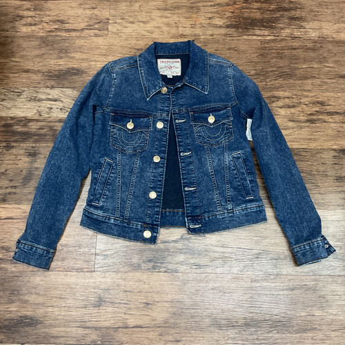 Used True Religion Short Light Jacket M-8/10 60004-S000632384 Vist Large View of Product Image Which is Used True Religion Short Light Jacket M-8/10