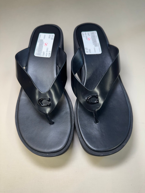 Vist Large View of Product Image Which is Used Coach Wedge Sandals 9