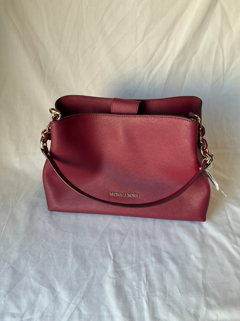 Vist Large View of Product Image Which is Used Michael Michael Kors Large Leather Handbag