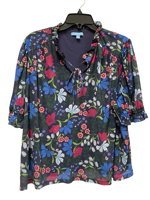 Vist Large View of Product Image Which is Used Draper James Short Sleeve Top 1X-18