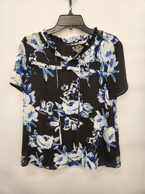 Vist Large View of Product Image Which is Used Karl Lagerfeld Paris Short Sleeve Top L-12/14