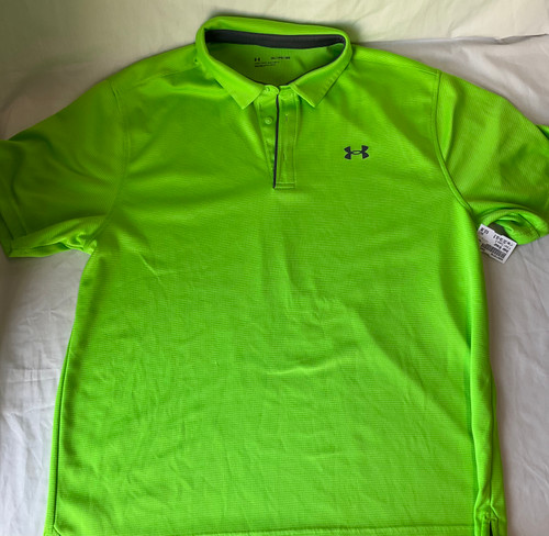 Vist Large View of Product Image Which is Used Under Armour Mens Short Sleeve Top 2X/18-18.5