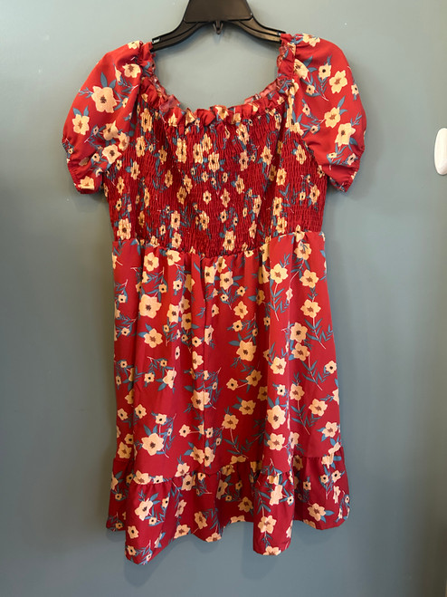 Vist Large View of Product Image Which is Used Unbranded Spring Short Dress F 2X-20