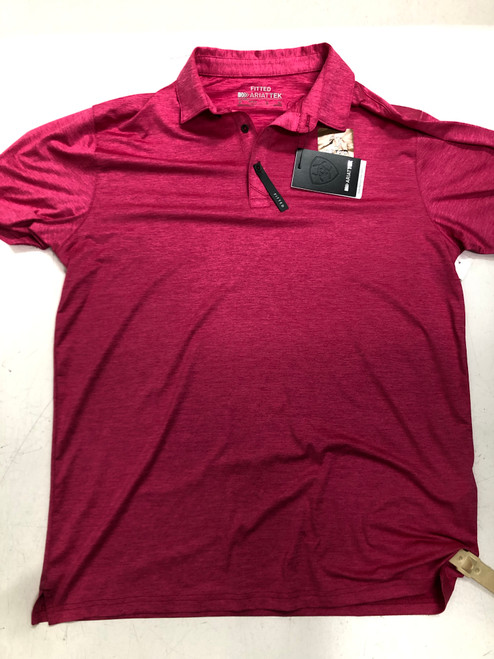 Vist Large View of Product Image Which is Used Ariat Mens Short Sleeve Top L/16-16.5