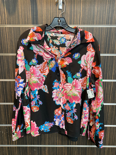 Vist Large View of Product Image Which is Used Zara Long Sleeve Top XL-16