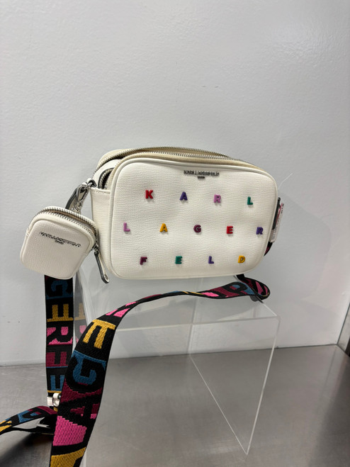 Vist Large View of Product Image Which is Used Karl Lagerfeld Small Leather Handbag