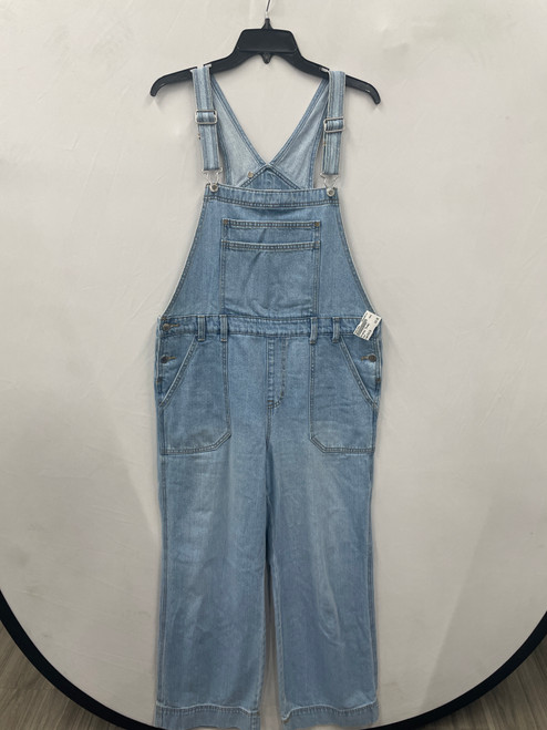 Vist Large View of Product Image Which is Used Blue Universal Threads Denim Romper M-8/10