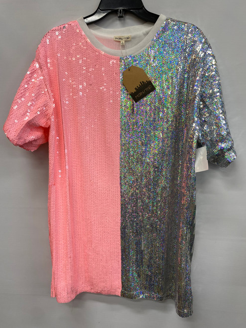 Vist Large View of Product Image Which is Used Main Strip Short Sleeve Top L-12/14