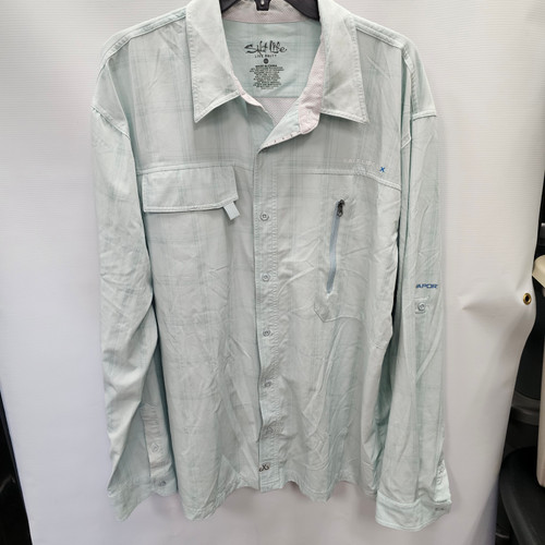 Vist Large View of Product Image Which is Used Salt Life Mens Short Sleeve Top 2X/18-18.5