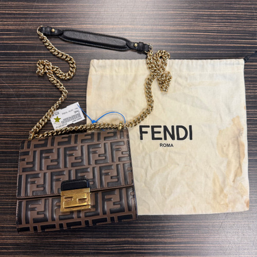 Vist Large View of Product Image Which is Used Fendi Small Leather Handbag