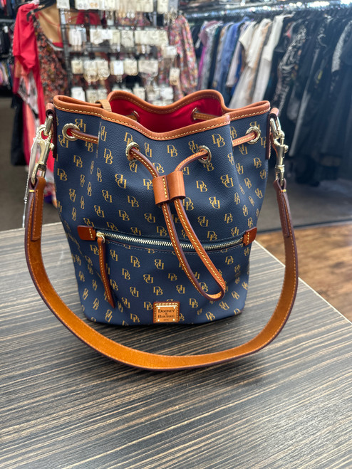 Vist Large View of Product Image Which is Used Dooney & Bourke Large Leather Handbag