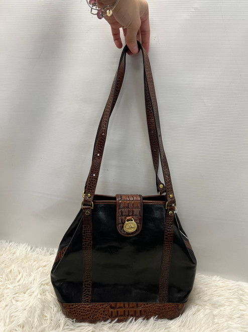 Vist Large View of Product Image Which is Used Brahmin Small Leather Handbag
