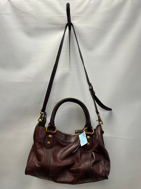 Vist Large View of Product Image Which is Used Frye Large Leather Handbag