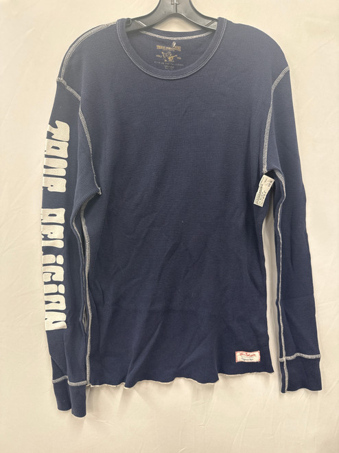 Vist Large View of Product Image Which is Used Blue True Religion Mens Long Sleeve Top L/16-16.5
