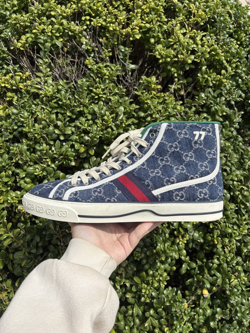 Vist Large View of Product Image Which is Used Gucci Tennis 1977 High Top Mens Shoes 11