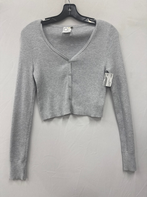 Vist Large View of Product Image Which is Used Grey Aeries Long Sleeve Top S-4/6