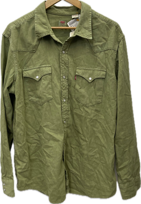 Vist Large View of Product Image Which is Used Levi's Mens Long Sleeve Top XL/17-17.5