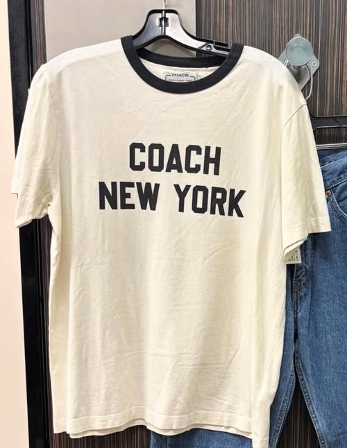 Vist Large View of Product Image Which is Used Coach Mens Short Sleeve Top L/16-16.5
