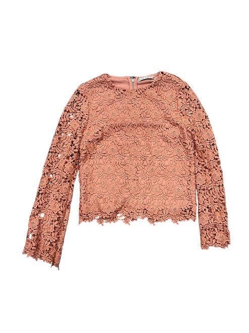 Vist Large View of Product Image Which is Used Alice + Olivia Long Sleeve T-Shirt S-4/6