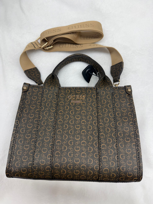 Vist Large View of Product Image Which is Used Guess Large Leather Handbag