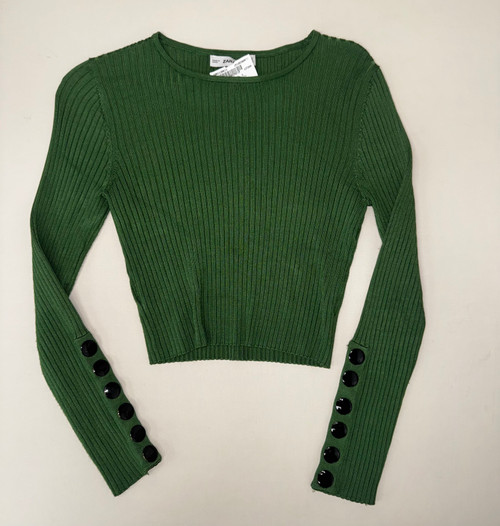 Vist Large View of Product Image Which is Used Zara Long Sleeve Top S-4/6