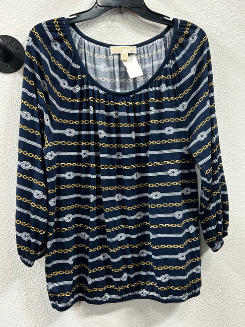 Used Michael Kors Long Sleeve Top L-12/14 60005-S001065728 Vist Large View of Product Image Which is Used Michael Kors Long Sleeve Top L-12/14