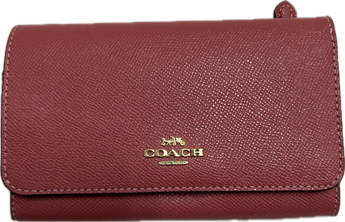 Vist Large View of Product Image Which is Used Coach Leather Wallet