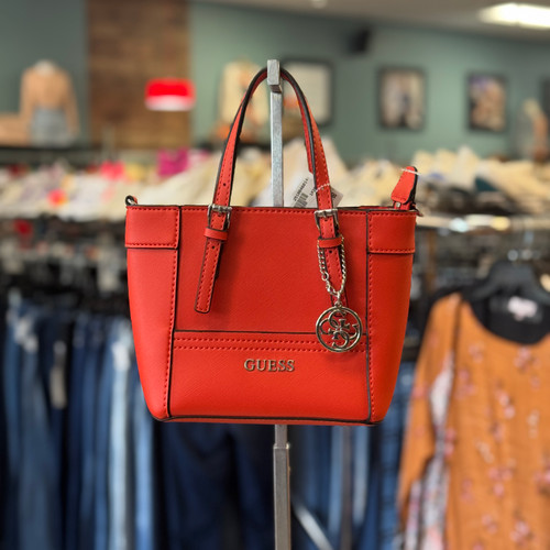 Used Guess Small Leather Handbag 60140-S000694309 Vist Large View of Product Image Which is Used Guess Small Leather Handbag