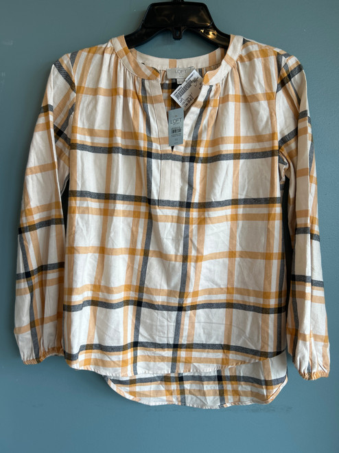 Used Loft Long Sleeve Top XS-0/2 off2 60039-S000748842 Vist Large View of Product Image Which is Used Loft Long Sleeve Top XS-0/2 off2