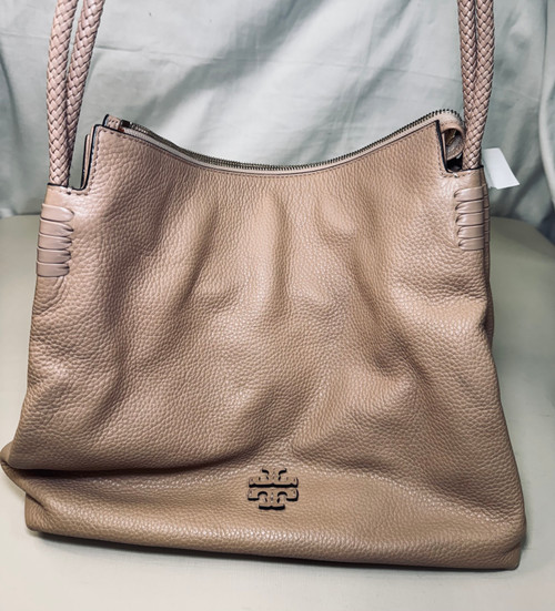 Vist Large View of Product Image Which is Used Tory Burch Large Leather Handbag