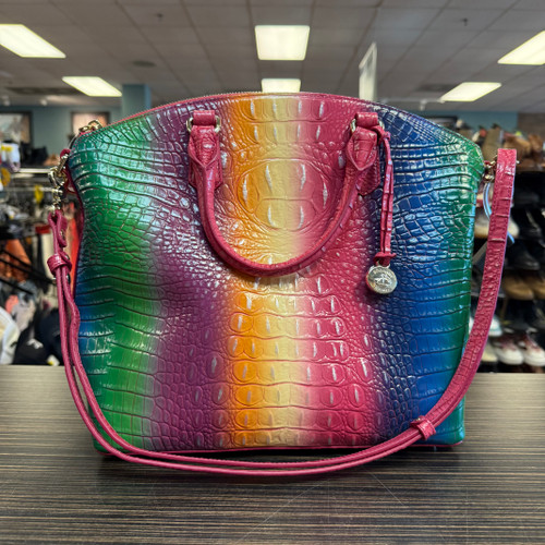 Vist Large View of Product Image Which is Used BRAHMIN Xlarge Leather Handbag