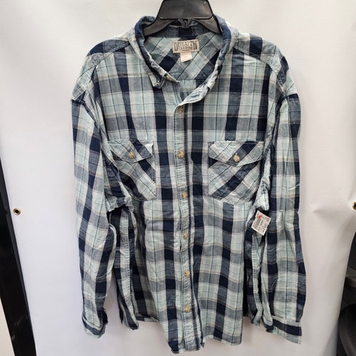Vist Large View of Product Image Which is Used Duluth Trading Co Mens Long Sleeve Top 3X/19-19.5