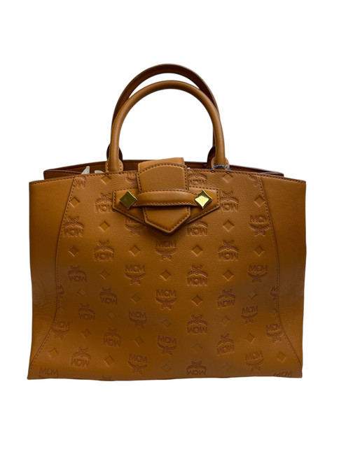 Vist Large View of Product Image Which is Used MCM Munchen Large Leather Handbag