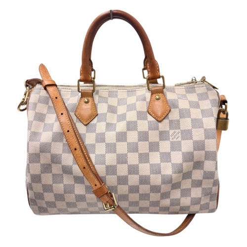 Used Louis Vuitton Speedy 30 Bandouliere Damier Azur 60099-S000340554 Vist Large View of Product Image Which is Used Louis Vuitton Speedy 30 Bandouliere Damier Azur