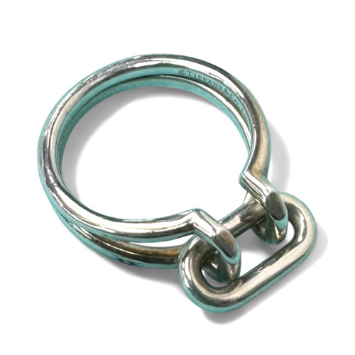 Vist Large View of Product Image Which is Used Tiffany & Co. Hardwear Two row Ring size 7