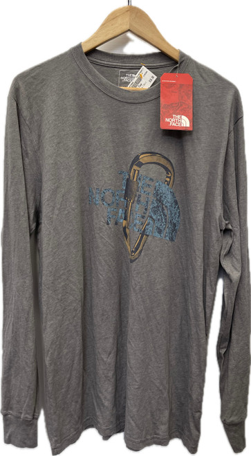 Vist Large View of Product Image Which is Used The North Face Mens Long Sleeve T-Shirt L