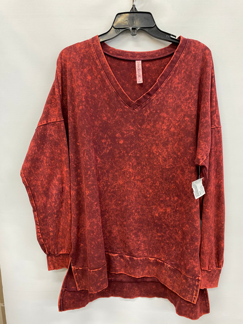 Vist Large View of Product Image Which is Used Zenana Long Sleeve Top L-12/14