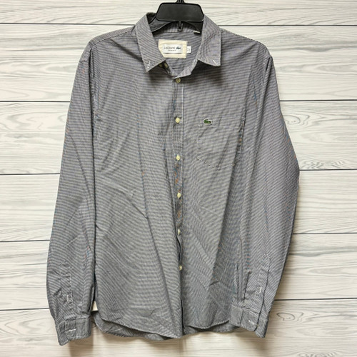 Vist Large View of Product Image Which is Used Lacoste Mens Long Sleeve Top L/16-16.5