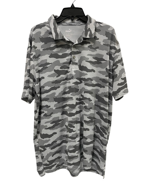 Vist Large View of Product Image Which is Used Puma Mens Short Sleeve Top L/16-16.5