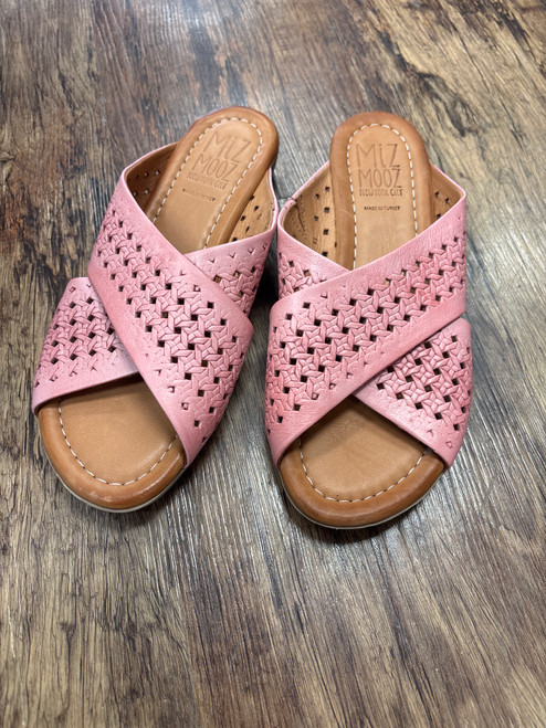 Vist Large View of Product Image Which is Used Miz Mooz Dress Sandals 7.5