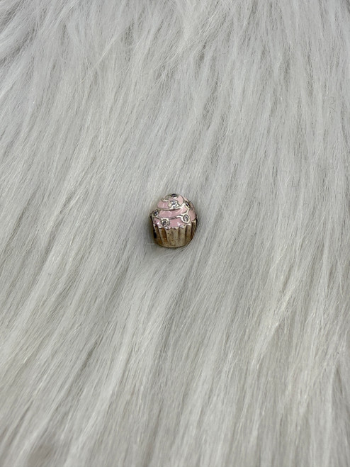 Vist Large View of Product Image Which is Used Pandora Sparkle Cupcake Charm