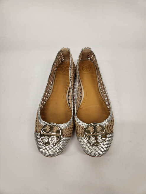 Used Tory Burch Flats 8 60027-S001380362 Vist Large View of Product Image Which is Used Tory Burch Flats 8