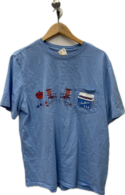 Vist Large View of Product Image Which is Used Chubbies Mens Short Sleeve Top L/16-16.5