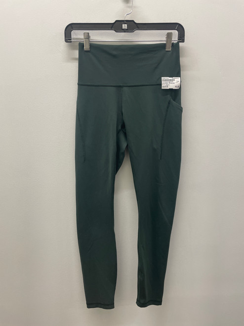 Vist Large View of Product Image Which is Used Green Lululemon Athletica Active Leggings 6-28