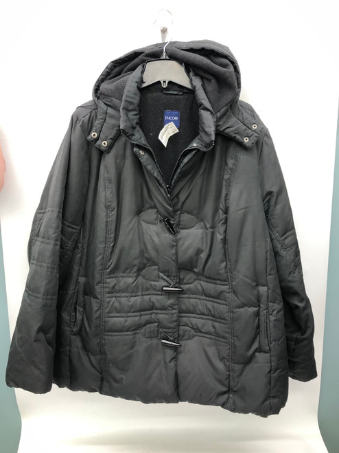 Vist Large View of Product Image Which is Used Encore Short HeavyCoat 3X-22