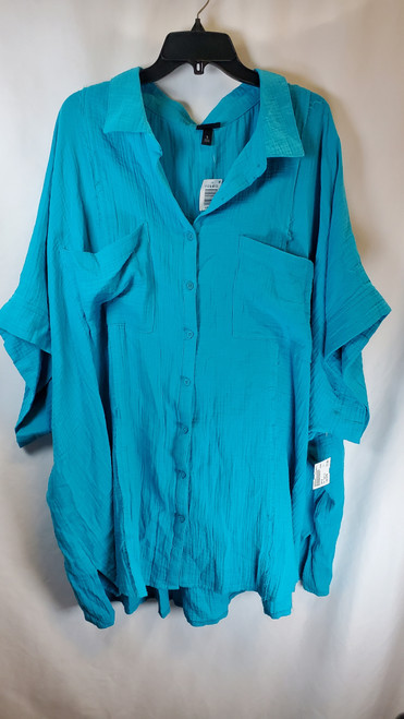 Vist Large View of Product Image Which is Used Torrid Short Sleeve Top 5X-26