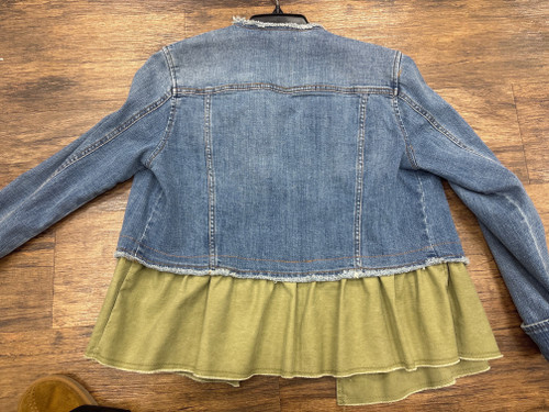 Vist Large View of Product Image Which is Used Pilcro Denim Jacket S-4/6