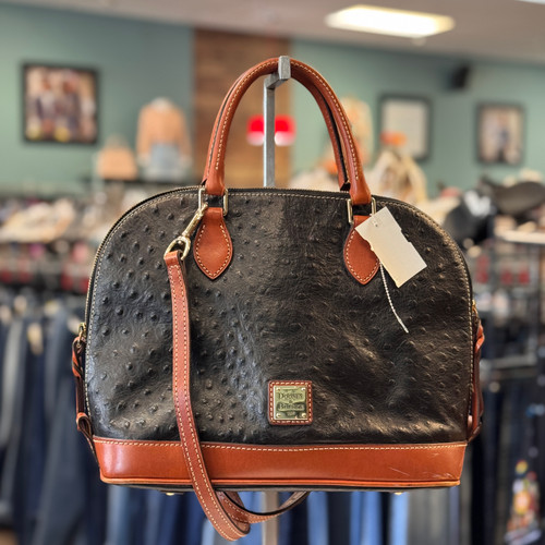 Used Dooney & Bourke Small Leather Handbag 60140-S000696490 Vist Large View of Product Image Which is Used Dooney & Bourke Small Leather Handbag