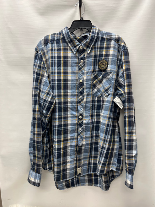 Used Harley-Davidson Mens Long Sleeve Top 2X/18-18.5 60132-S000115792 Vist Large View of Product Image Which is Used Harley-Davidson Mens Long Sleeve Top 2X/18-18.5